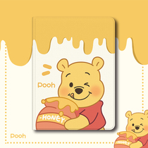Suitable for ipad protective sleeves 2021 new ipad9 cartoon flat shell mini6 with pen slot Vinny air4 small bear 10 2 inch Book style Cartoon Nine Daippur