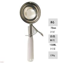 Plastic handle snow - cream spoon ice cream digger 304 stainless steel ice cream spoon metal