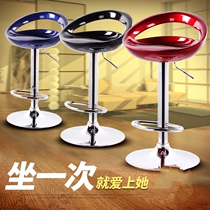 Special chair for playing Guitar Bar chair modern simple high foot stool bar stool high stool front chair back stool