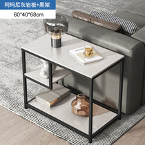 Angle iron Nordic small family type light sofa Living room extravagant and versatile several home tea table edge intermediate double dins a few