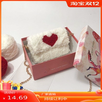 Hyuna homemade hand-woven bag diy material bag womens bag to send girlfriend love shoulder shoulder bag wool