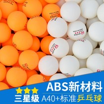 Three-Star Game training resistant 40 New Materials Table tennis ABS new materials resistant to playing table pong racket pq