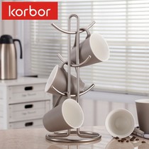 korbor mug holder water Cup hanger coffee cup holder red wine glass cup holder kitchen rack tea cup holder
