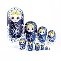 Sleeve Doll Toy Girl Handmade Woody Russian Jacket 10 Floors China Wind Kids Toys Girls Cute Big