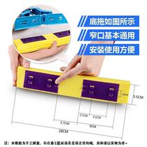 Sponge mop head in half fold plastic cotton mop head sponge head replacement for sponge mop universal mop head mop