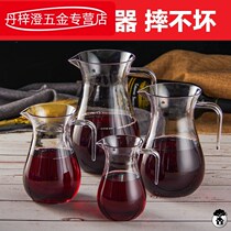 Red wine decanter hotel special liquor decanter plastic hotel acrylic pc bottle large household use
