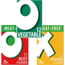 British Oxo Stock Cubes Pot Pots Vegan Chicken Beef Vegetable Soup