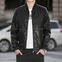 Genuine leather leather clothes man 2022 spring autumn new Korean version Trend 100 lap leather jacket for mens handsome gas locomotive jacket