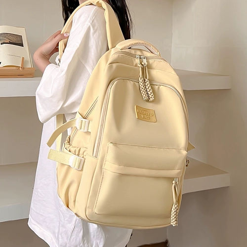 Школьный рюкзак, вместительная и большая японская сумка через плечо, для средней школы, подходит для студента, простой и элегантный дизайн