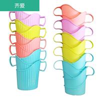 Disposable Cup household cup holder plastic water cup holder base tray Cup plate color plastic cup holder paper cup holder