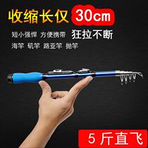 Small Seapole Ultra Short SUPER HARD MINI FISHING ROD HAND SEA POLE SHORT SEA POLE SEA POLE THROW ROD ULTRAFINE SUPER LIGHT
