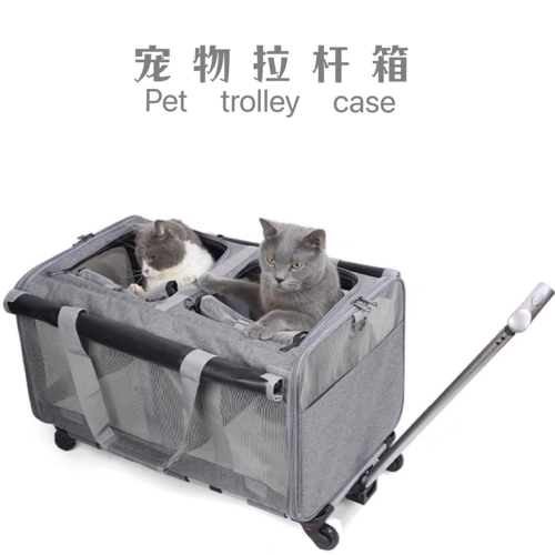Чемодан, вместительная и большая тележка для выхода на улицу, портативный рюкзак, кот, домашний питомец