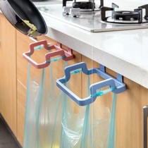 Kitchen Door Hanger Door Frame Back Type Hand Garbage Bag Holder Door Rear Rag Hanging Rack Trash Can Clip