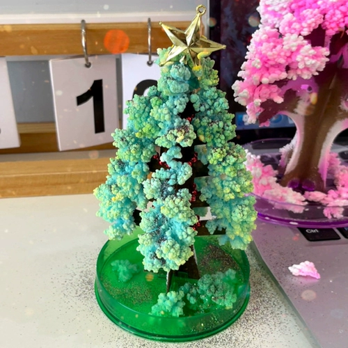 Рождественская волшебная игрушка для экспериментов, со снежинками, наука