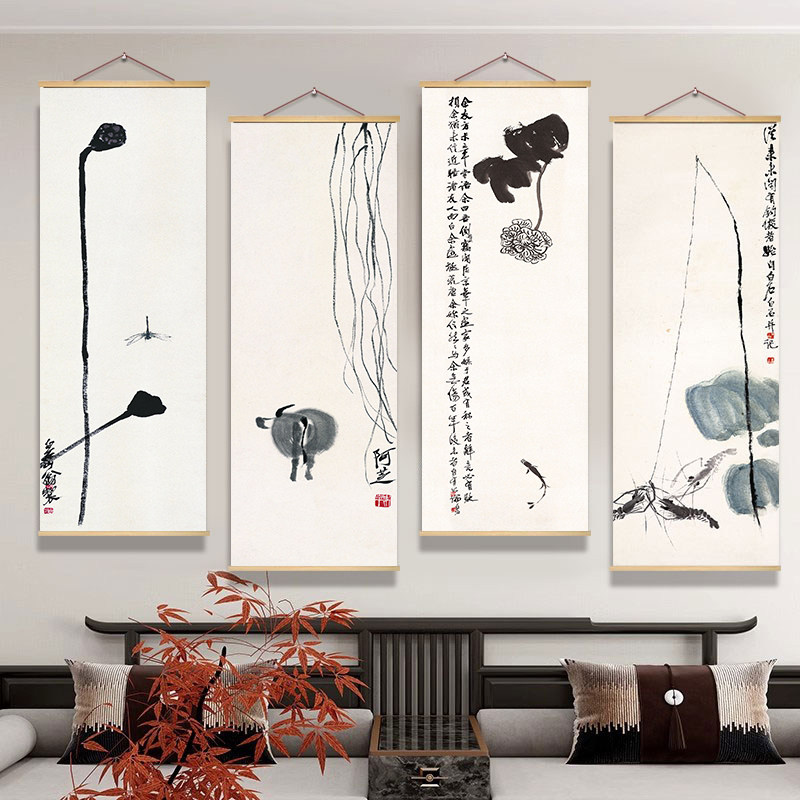 齐白石水墨挂画-齐白石水墨挂画促销价格、齐白石水墨挂画品牌- 淘宝
