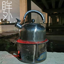 Stainless steel 2L kettle outdoor camping portable boiling water for tea