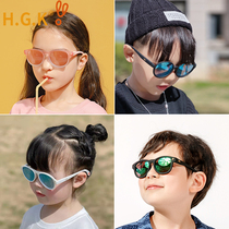American HGK children sunglasses boy baby anti-ultraviolet girl sunglasses baby sunglasses fashion tide