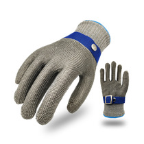 Wire gloves cut wear-resistant outdoor iron gloves cut five fingers cut safety cut special pure steel wire