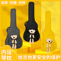 Guitar Pack 41 inch 40 inch folk Guitar Kit Bag Guitar Violin Bag protective violin Universal 36 thickened double shoulder backpack