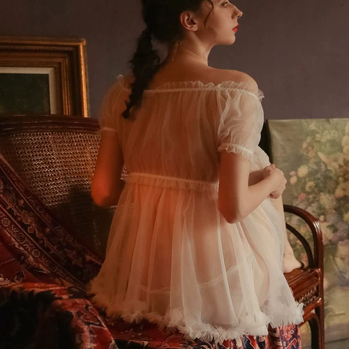 Сексуальная осенняя кружевная пижама, нижнее белье, эффект подтяжки, коллекция 2023, большой размер