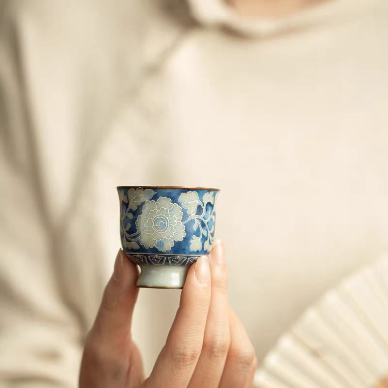 宋代青瓷高足杯、淡い緑色の脚付きカップ 仿宋高足茶杯-仿宋高足茶杯促销价格、仿宋高足茶杯品牌- 淘宝