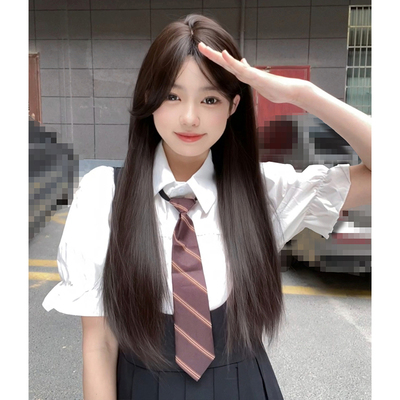 taobao agent Shu Duo Wig Female Changya Net Red Daily Lolita wigsters are naturally realistic in bangs jk full set