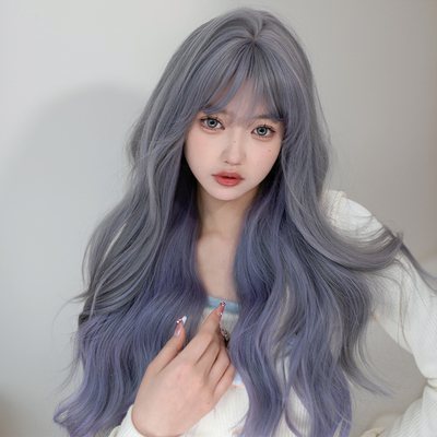 taobao agent Shu Duo wig female long hair net red lolita hood naturally Qi Liu Haixiu face long curly hair, big wavy