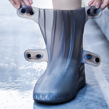 Обувь водонепроницаемая мужская дождливая обувь противоскользящая и износостойкая силиконовая обувь детская обувь дождевая обувь леди