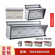 Monitoring room operating table double-link triple-league table thickened customized TV wall computer desk cabinet room command center
