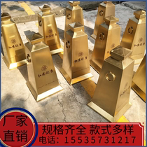 Hubei rubber road cone snow barrel simple warning column no parking barricade warning reflective triangular cone square cone column