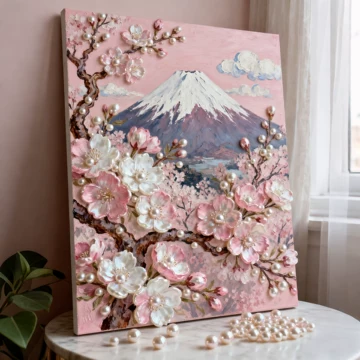 富士山油画-富士山油画促销价格、富士山油画品牌- 淘宝