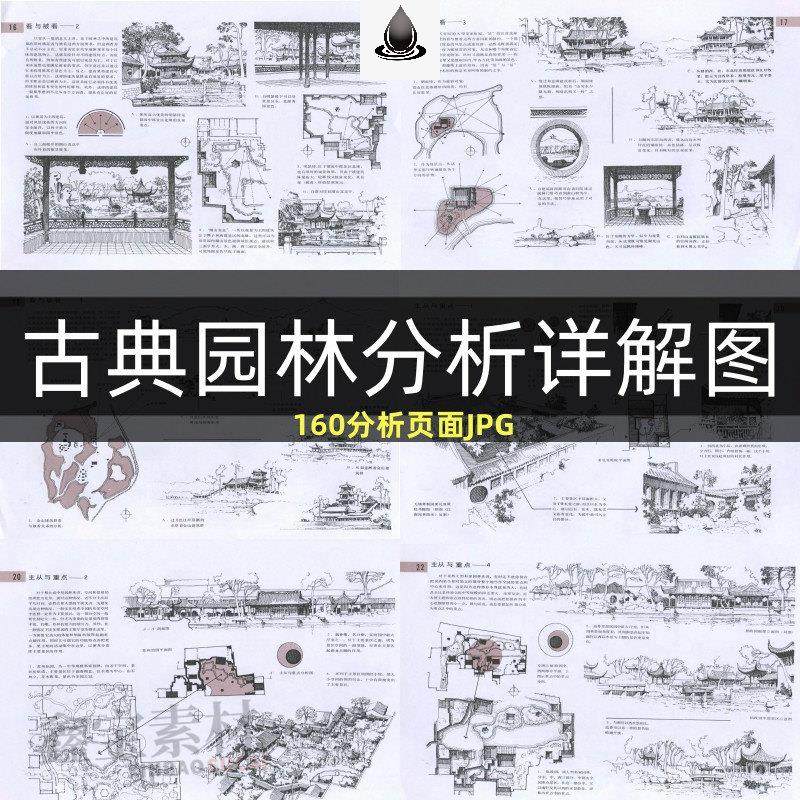 25年最全中国古典园林分析图流出!高清JPG+深度解析,留园/拙政园/狮子林/颐和园一网打尽-旅游-淘宝好物网