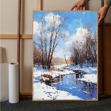 雪景数字油画-雪景数字油画促销价格、雪景数字油画品牌- 淘宝