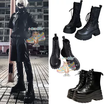 タオバオ 淘宝 厚底 22cm コスプレ 22cm platform martin boots: elevate your style with these ultra