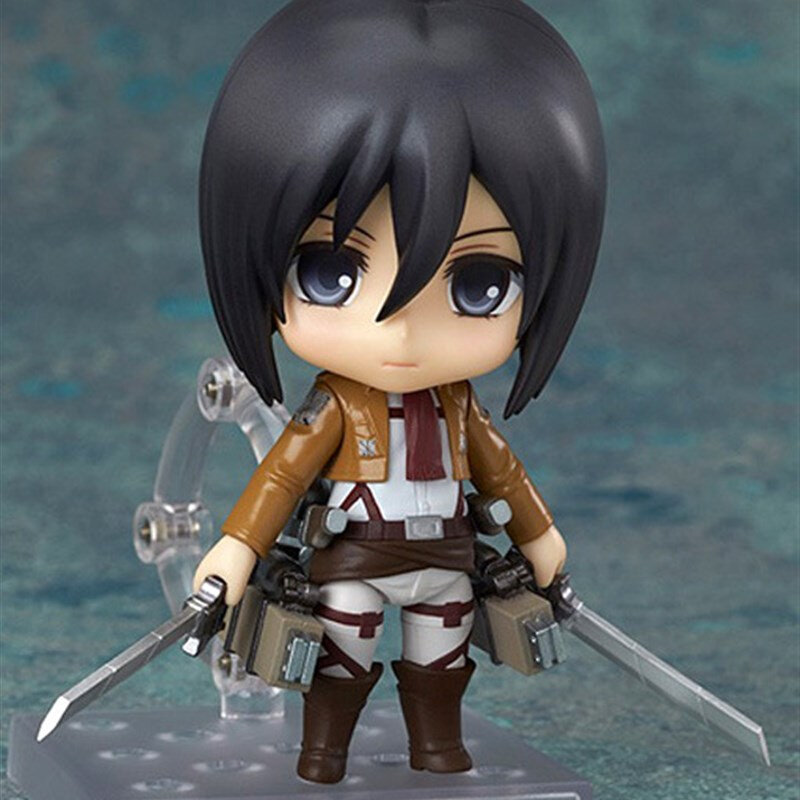 고급 클레이 GSC 공격 거대 Mikasa Akman Anime Puppet Model Hand -Made