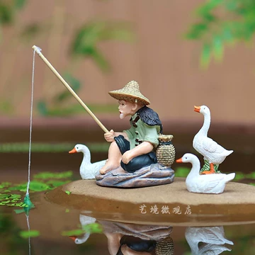 老翁钓鱼摆件-老翁钓鱼摆件促销价格、老翁钓鱼摆件品牌- 淘宝