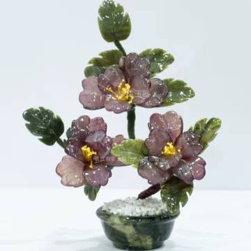 天然盆景花玉石工艺品-天然盆景花玉石工艺品促销价格、天然盆景花玉石
