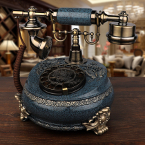 American antique telephone European style retro home landline fashion creative rotating disk wireless card phone