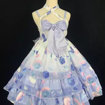 貝殻の装飾品 白色と薄紫色 Lilac Dogwood 60