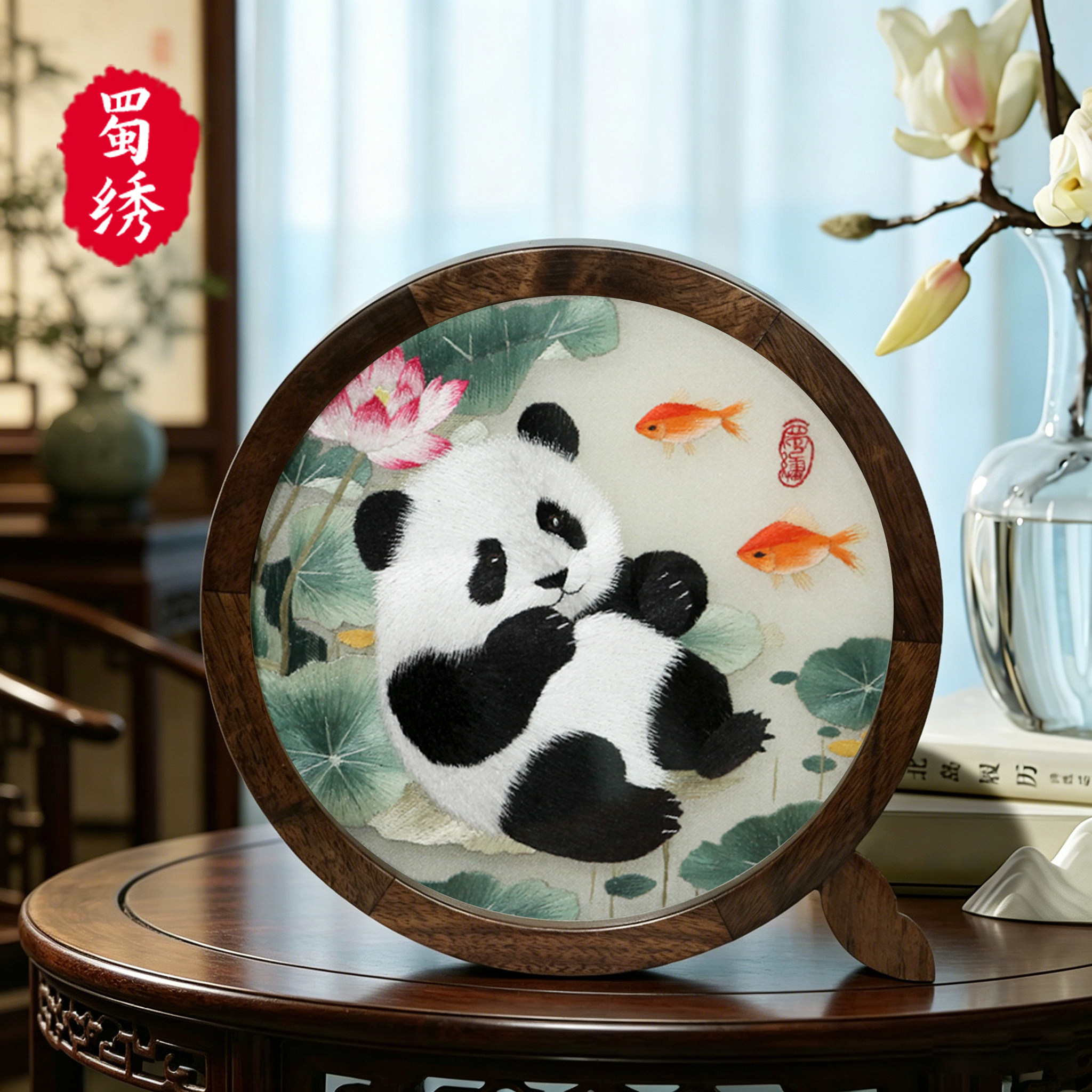 蜀绣双面熊猫摆件-蜀绣双面熊猫摆件促销价格、蜀绣双面熊猫摆件品牌- 淘宝