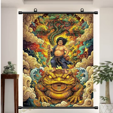【掛軸 張大千風】劉海戯金蟾図 中堂掛軸 宣紙 装裱済み 168×70cm 刘海戏金蟾画-刘海戏金蟾画促销价格、刘海戏金蟾画品牌- 淘宝