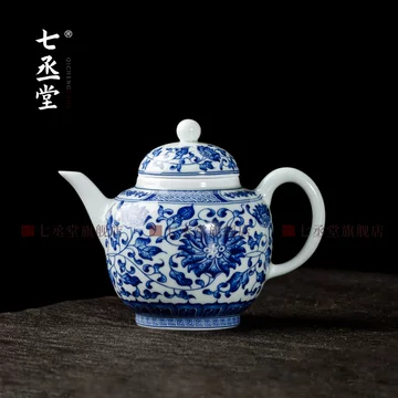 青花缠枝莲茶壶-青花缠枝莲茶壶促销价格、青花缠枝莲茶壶品牌- 淘宝