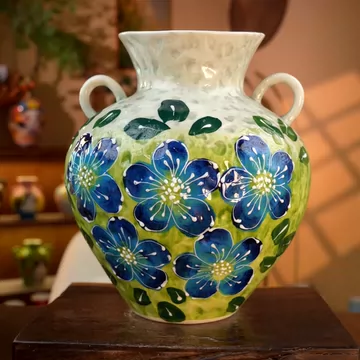 青影蓝波陶瓷花瓶-青影蓝波陶瓷花瓶促销价格、青影蓝波陶瓷花瓶品牌- 淘宝
