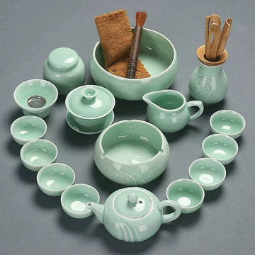 中国宋代青瓷盖碗，茶器。 宋代风格青瓷茶具-宋代风格青瓷茶具促销价格、宋代风格青瓷茶具品牌- 淘宝