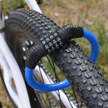 Bicycle lock anti-theft code lock portable helmet lock mountain bike electric car lock bicycle lock chain lock