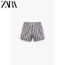 ZARA summer new mens striped printed swimming trunks beach pants 06658311802