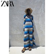 ZARA summer new womens metallic line thin knitted jacket 01822101330