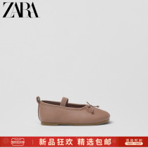 ZARA new childrens shoes baby bow toddler dance ballet shoes 16513830057