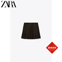 ZARA (New Year series) winter New TRF Women wide pleated mini skirt 03067800700