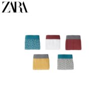 ZARA Autumn Wear New Kids Boys Five-Tie Pattern Print Boxer Panties 8501779 605